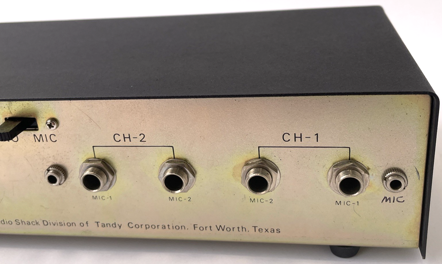 Vintage Realistic Professional Series Stereo Microphone Mixer 2 Channel - JAPAN