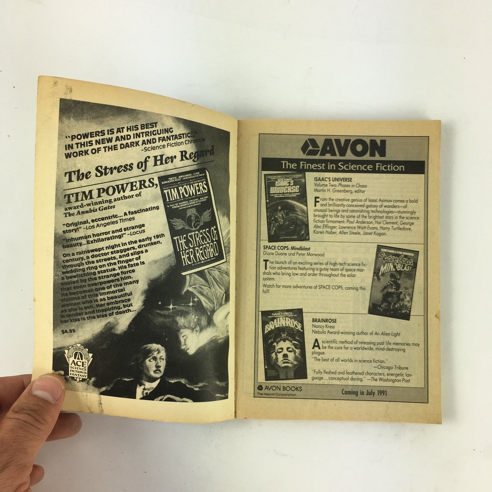 July 1991 Isaac Asimov's Science Fiction Magazine Nancy Kress Pat Cadigan