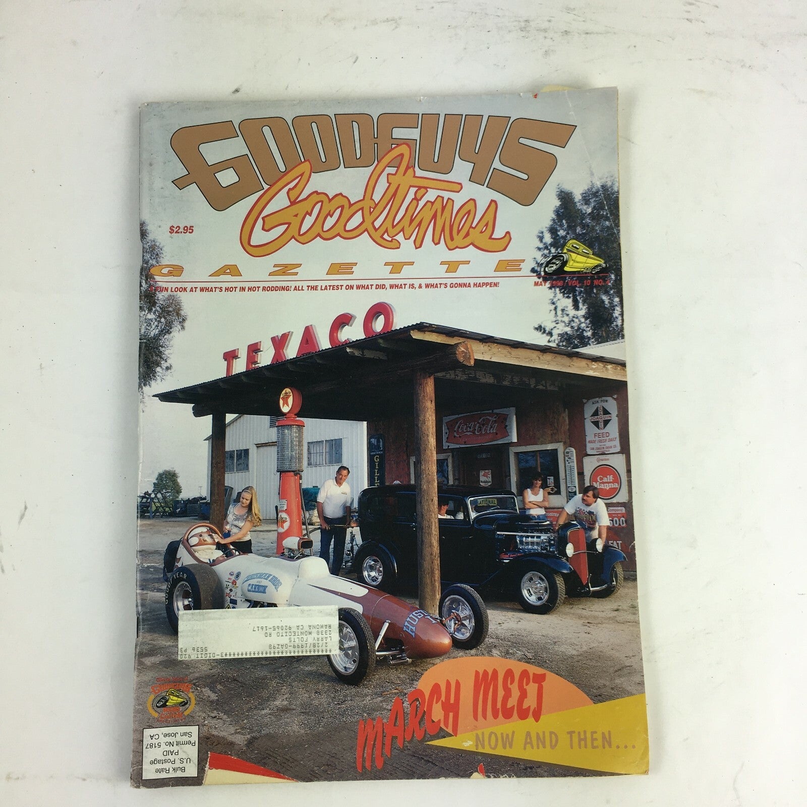 May 1998 Goodguys Goodtimes Gazette Magazine March Meet Now and Then..