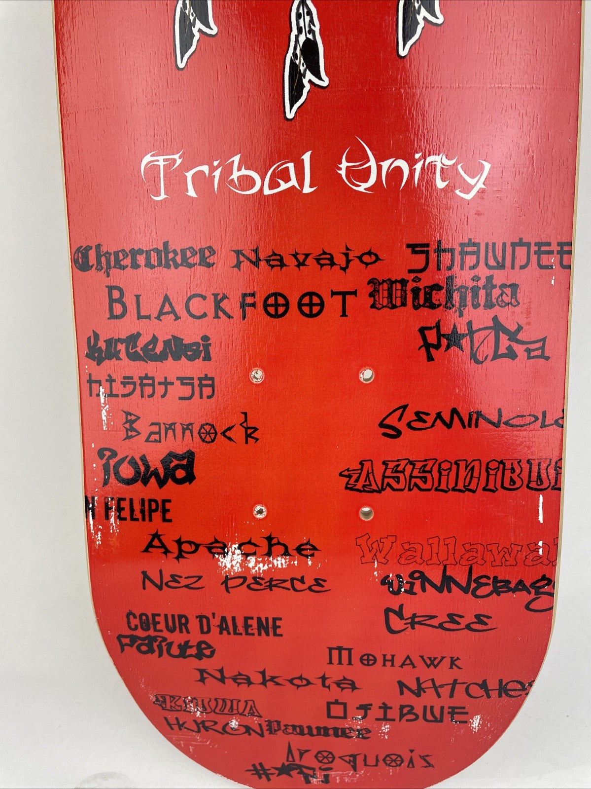 TRIBAL Ubity Earth Drum Craze Skateboard Deck - Comanche Shoshone Choctaw Navaho