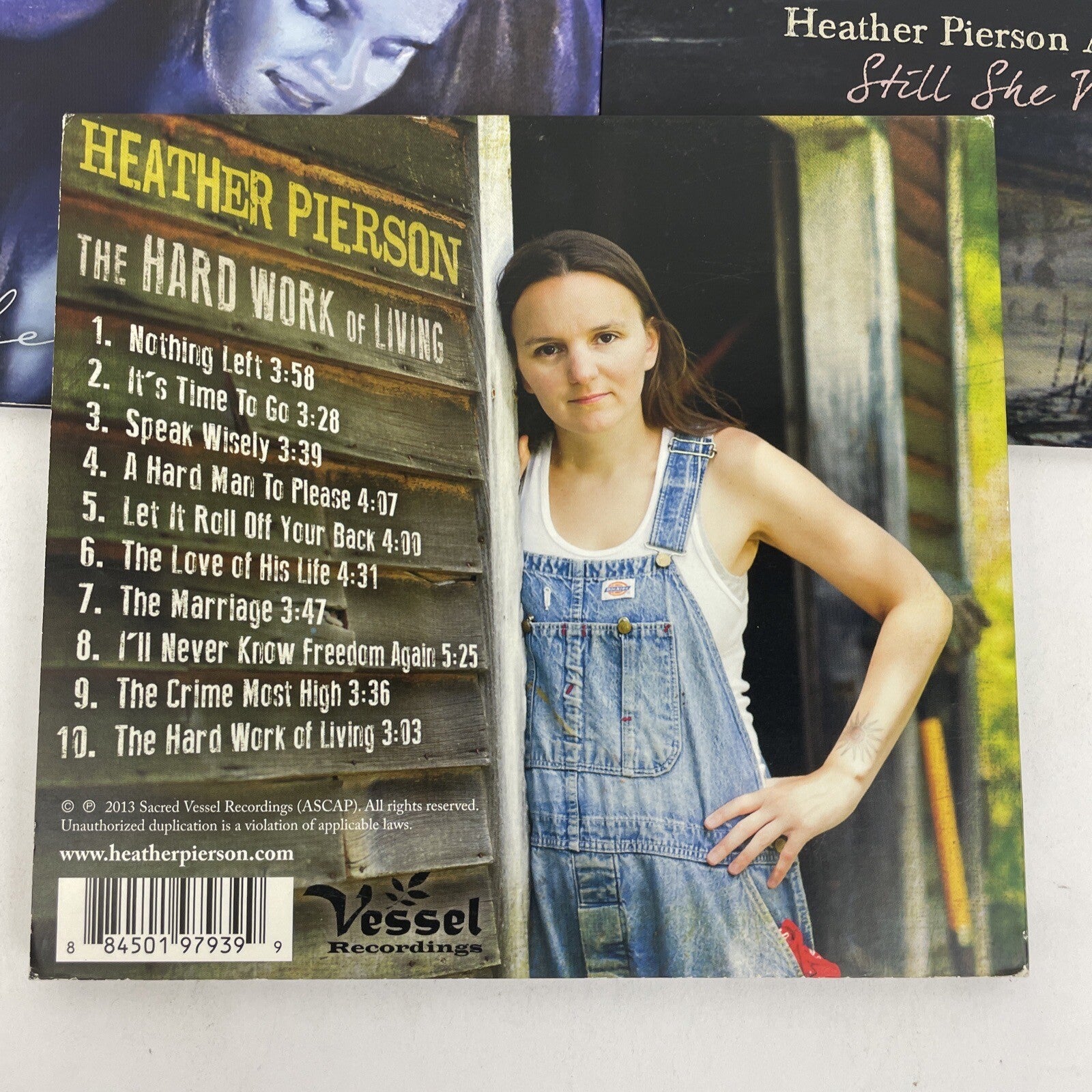 3 x HEATHER PIERSON Audio CD Lot - Motherless Child - Still She Will Fly - THWOL