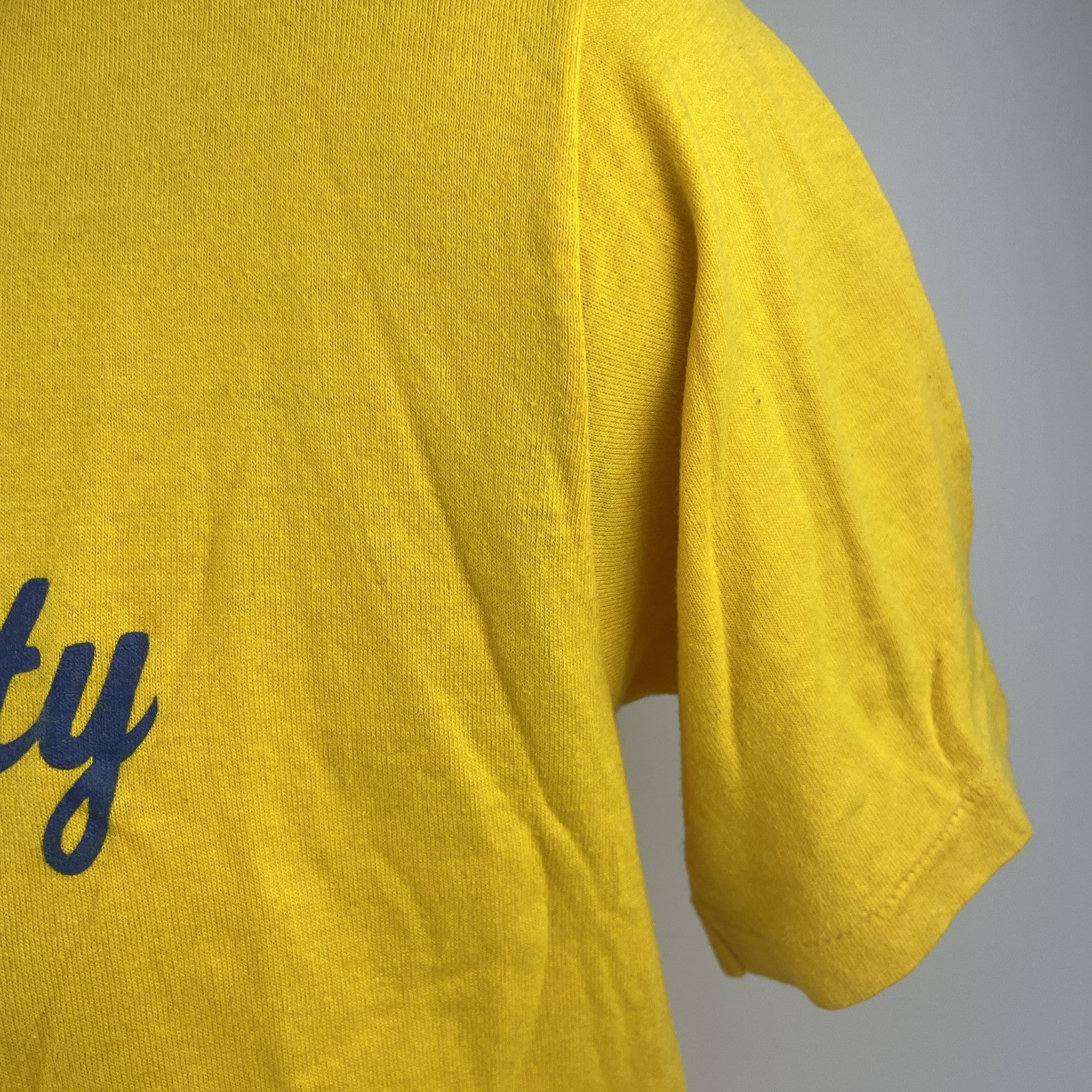 Vintage Stewart County " It's sTime To Say No To Drugs T-Shirt Sz Medium Yellow