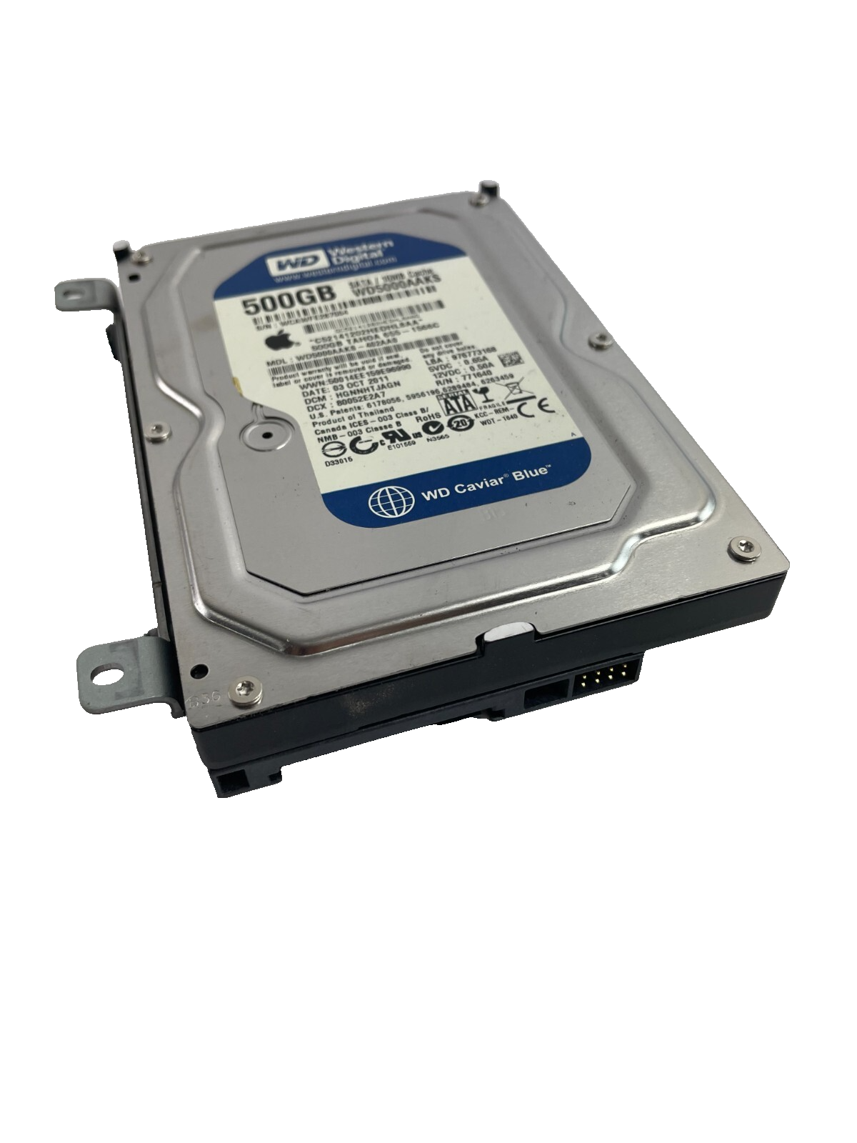 Western Digital Model WD5000AAKS - 402AAD Internal Hard Drive Cache 16MB