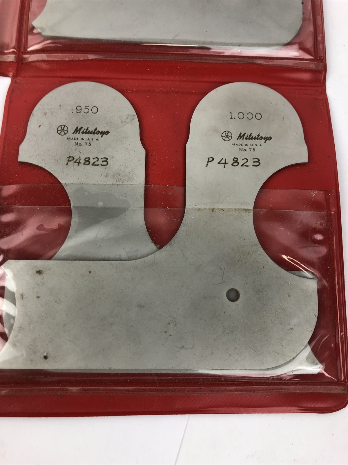 Rare MITUTOYO Metric Radius Gage Guage Set Toolmakers Matched No. 75 USA Made