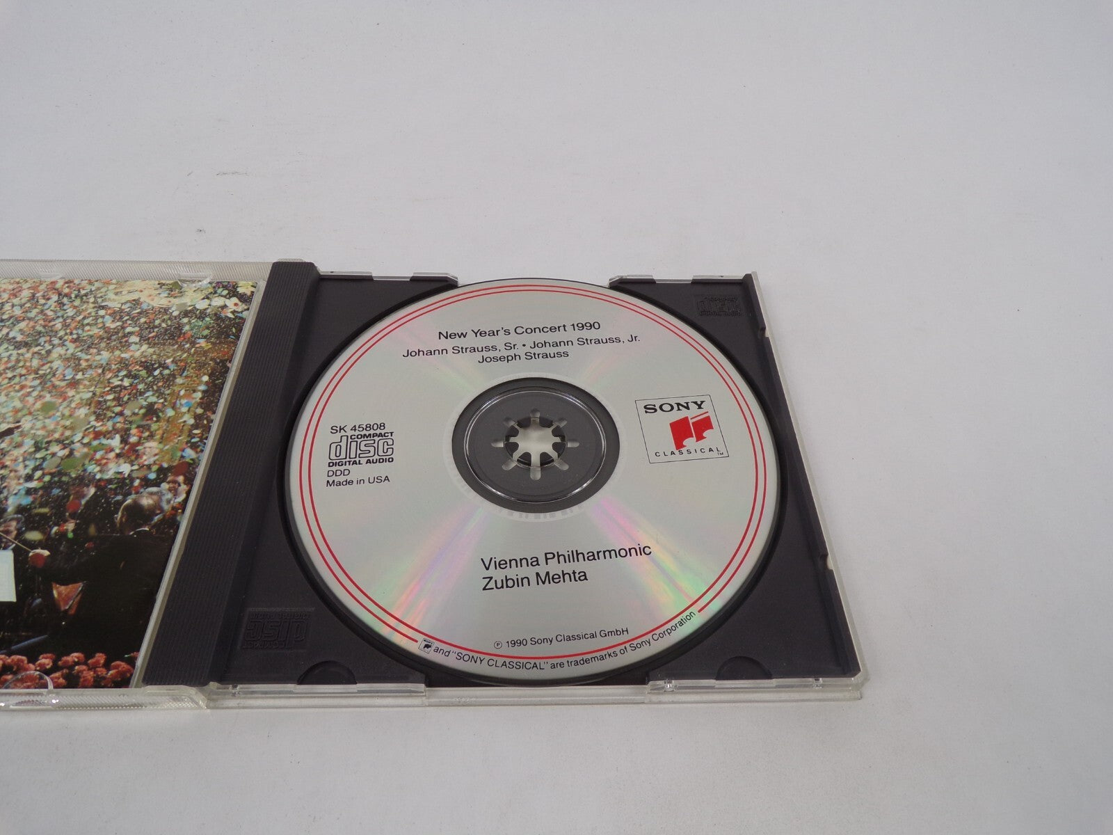 Zubin Mehta New Year's Concert 1990 Wiener Philharmoniker Entrance March CD#69