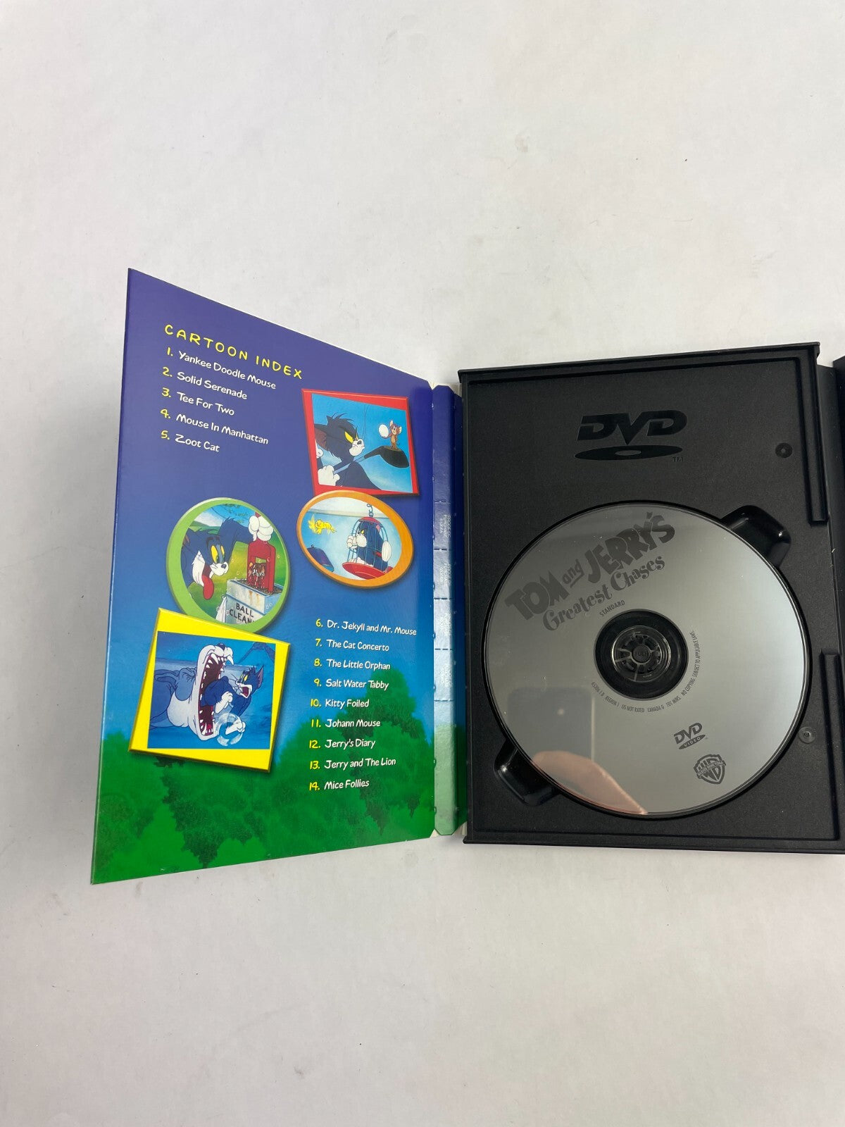 Tom and Jerry's Greatest Chases 14 Greatest Cartoons Over 1 Hour Fun DVD Movies