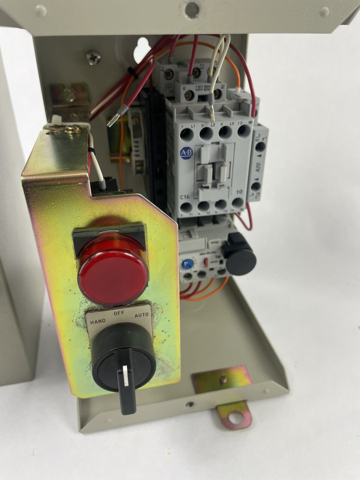 ALLEN-BRADLEY 198E-BA966 Starter Assembly 100-C16*10 MOTOR CONTROLLER Enclosure