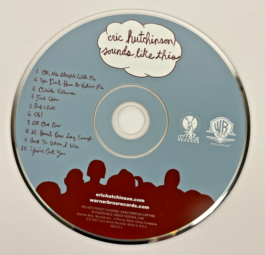 Eric Hutchinson Sounds Like This Digital Audio CD Let’s Break Records 2007