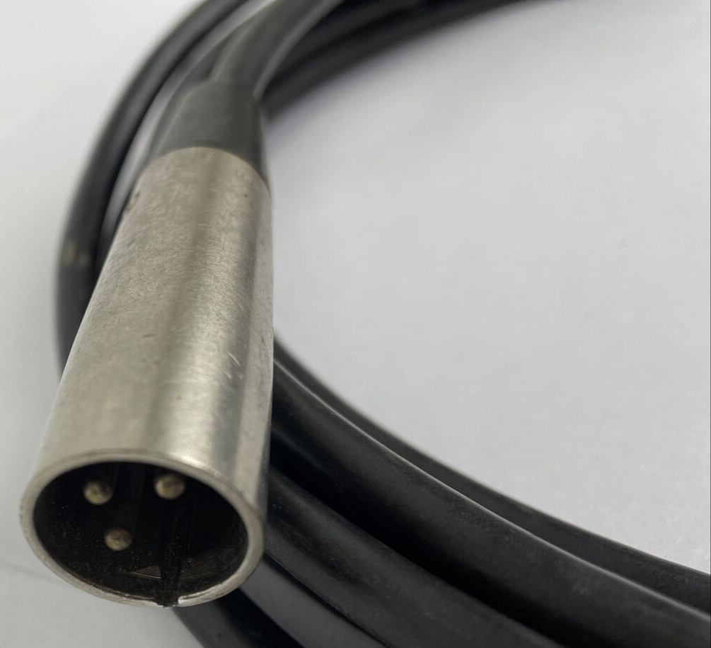 SWITCHCRAFT XLR Microphone Cable Male To Female 3-Pin Mic Audio Lead 20ft Black