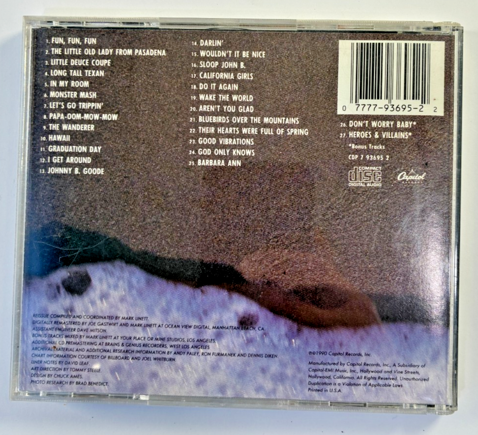 The Beach Boys - Concert & Live In London CD Capitol 1990 2in1 Remastered