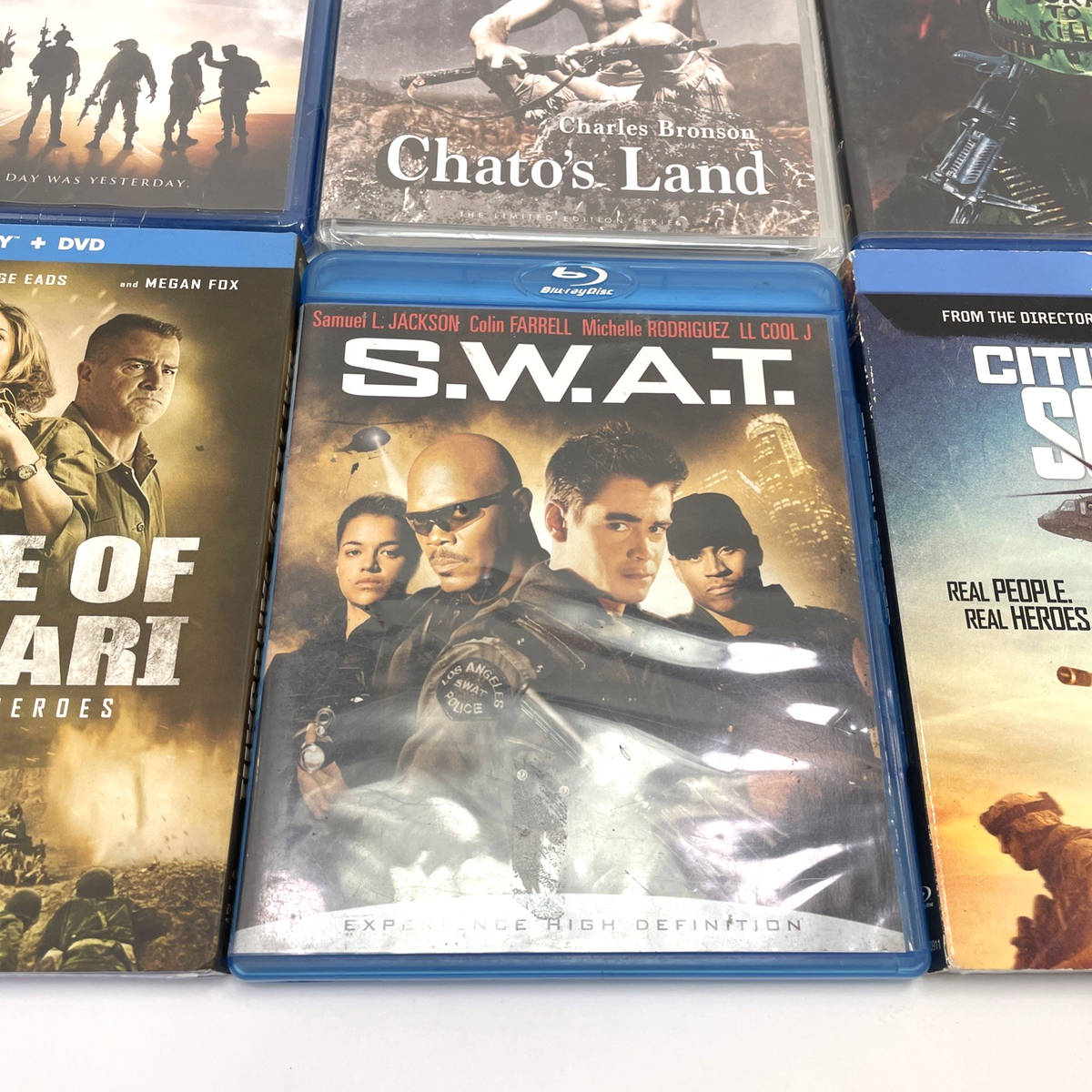 War Movies Blu-ray Lot (6) Act of Valor, Citizen Soldier, Battle of Jangsari +