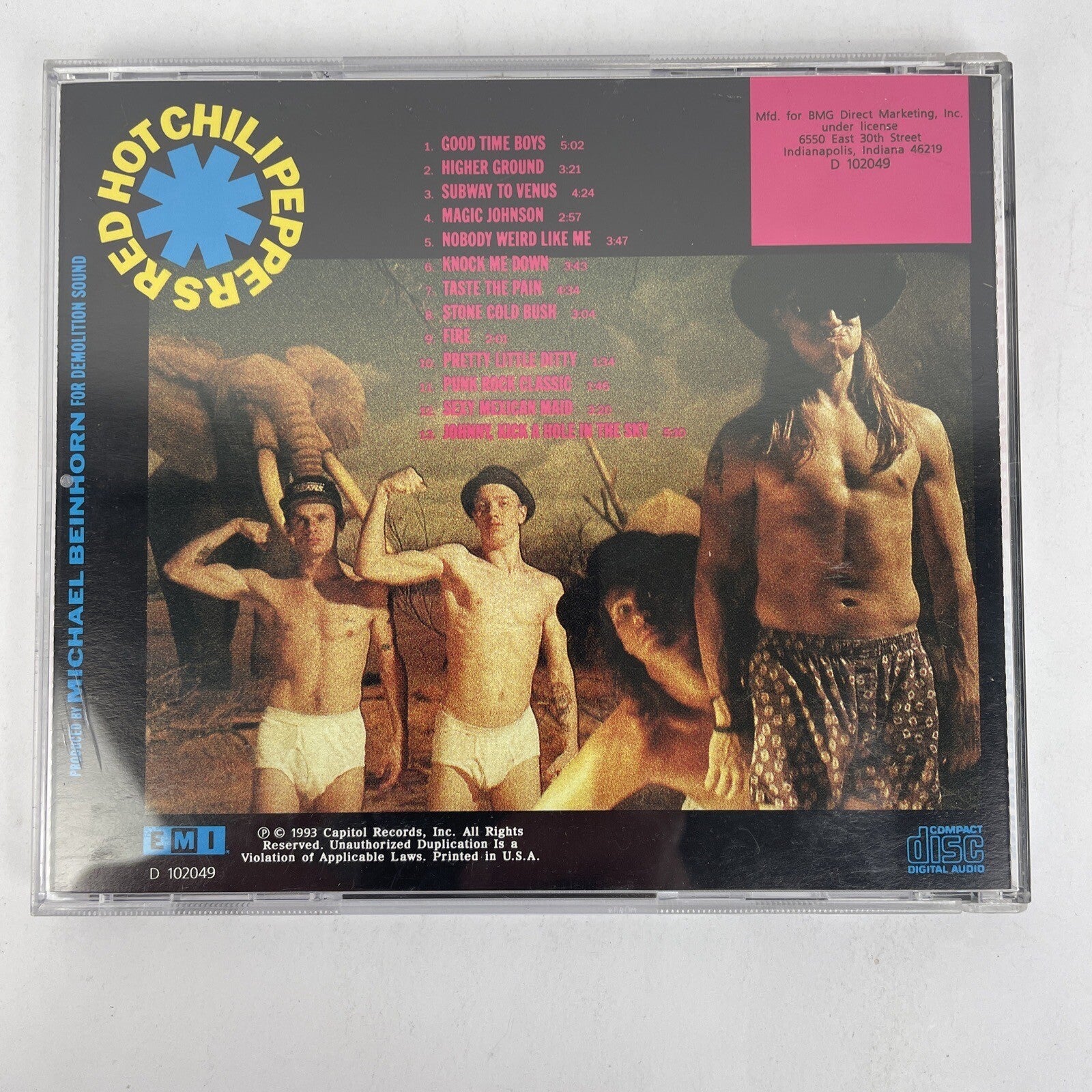 Red Hot Chili Peppers : Mothers Milk - Digital Audio CD (2003, EMI Records) PQR
