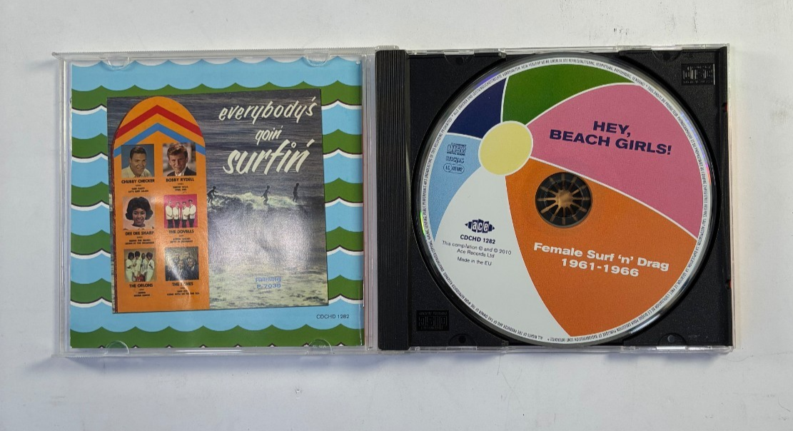 Hey Beach Girls Female Surf N Drag 1961-1966 Various Artists Ace Records CD 2010