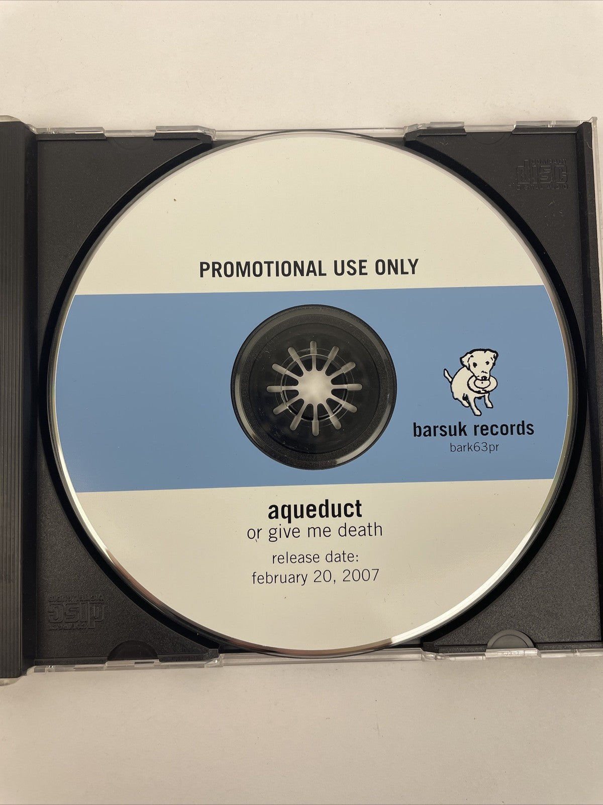 Aqueduct - Or Give Me Death (Promotional Digital Audio CD) barsuk  records    #2