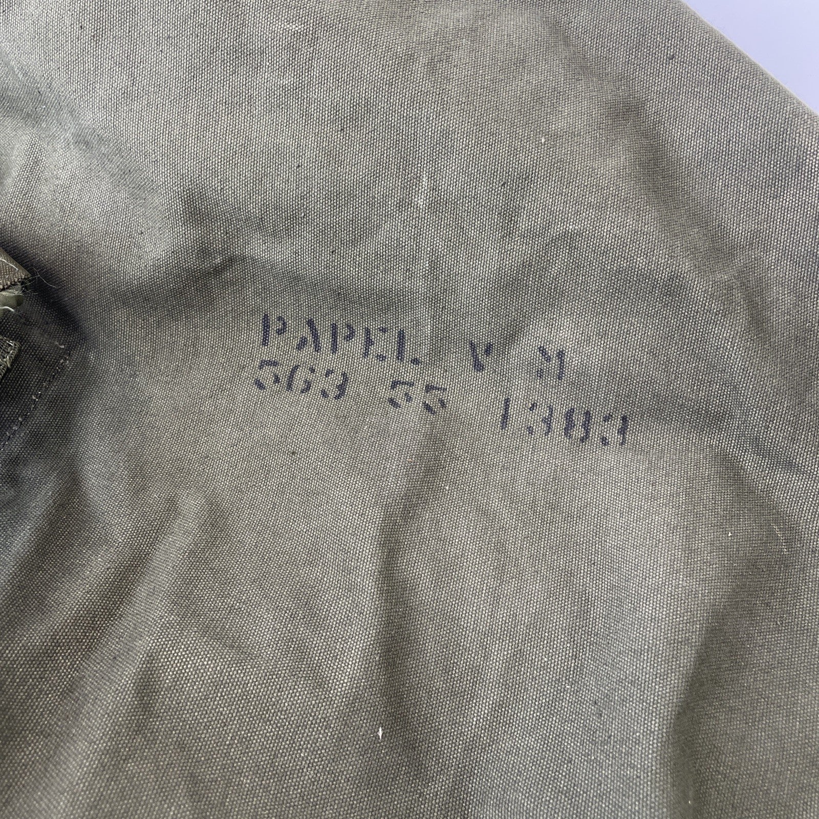 US Army Duffel Bag O.D.7 Type II DSA100-73-C-0490 2 Straps Backpack Rebmar inc