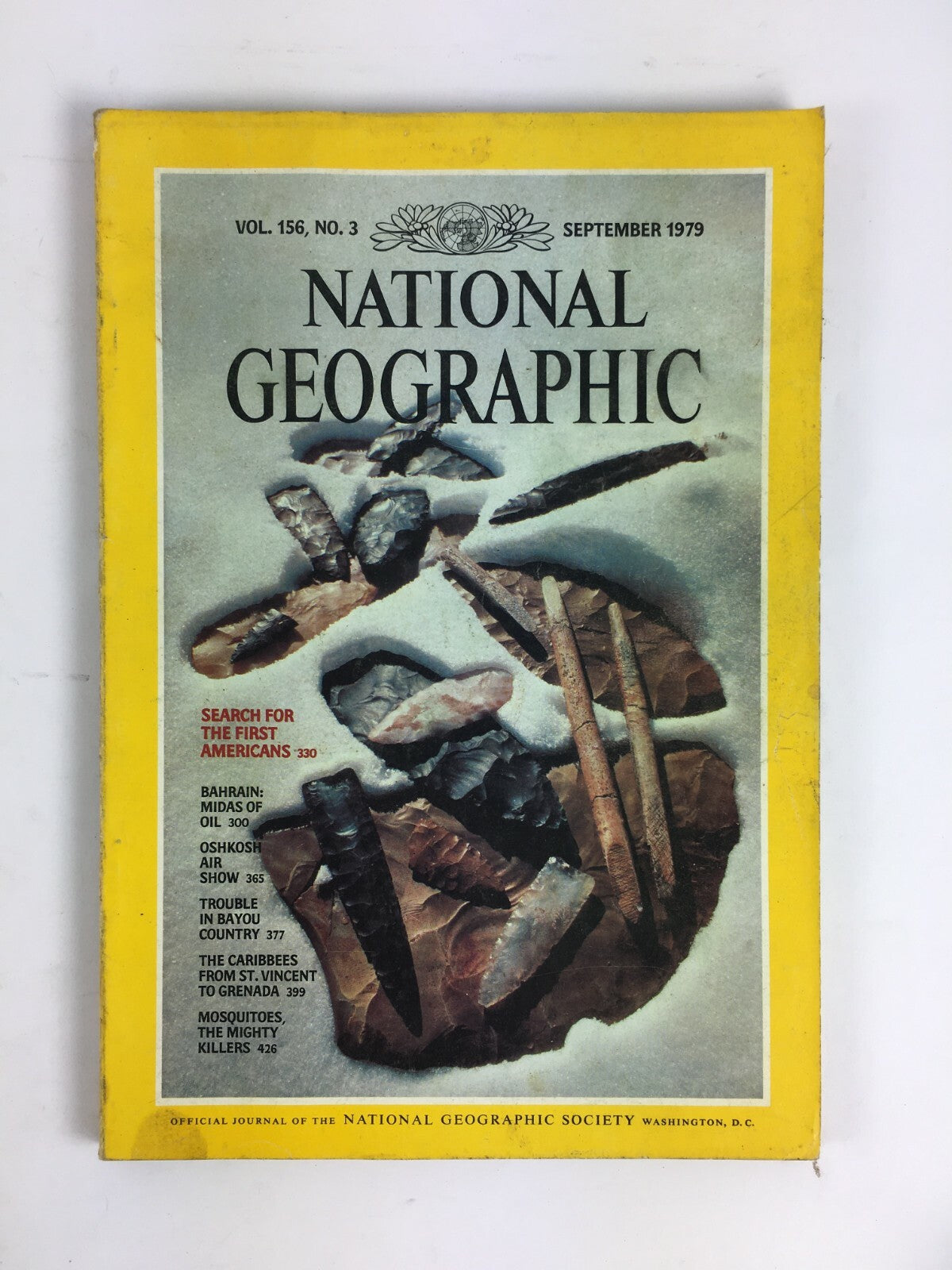 September 1979 National Geographic Magazine Search for the First Americans