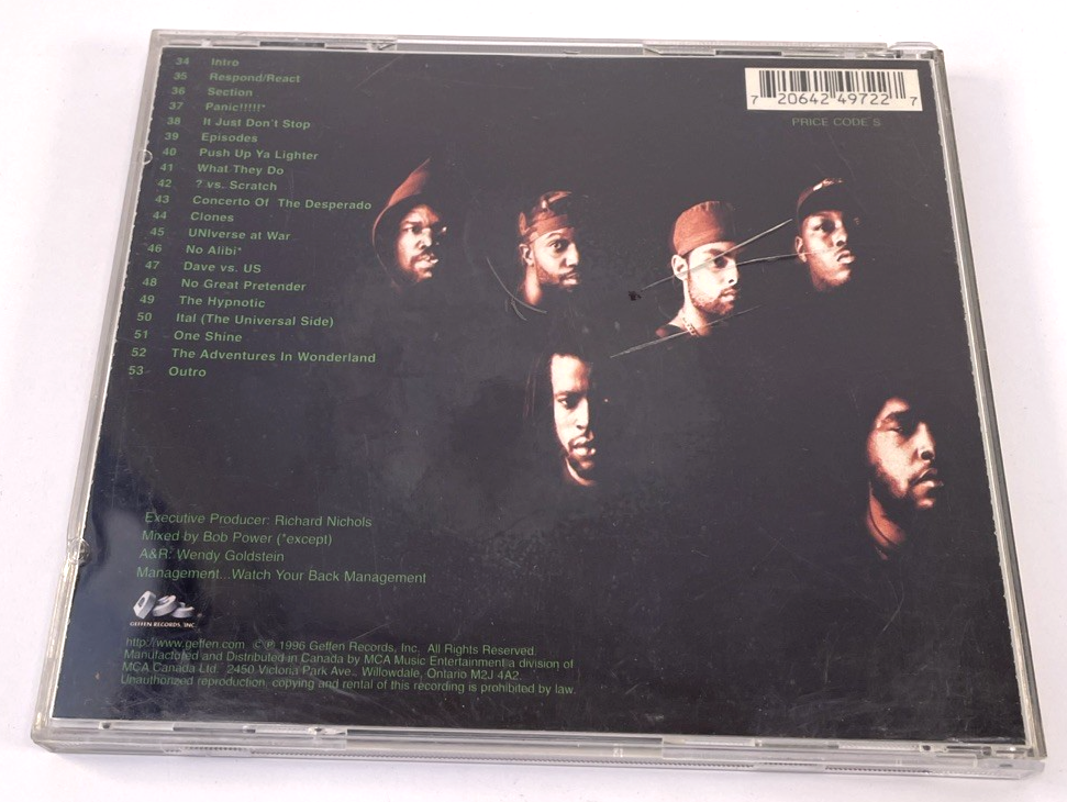 The Roots - Illadelph Halflife Digital Audio CD 1996 Hip Hop Geffen Records #45