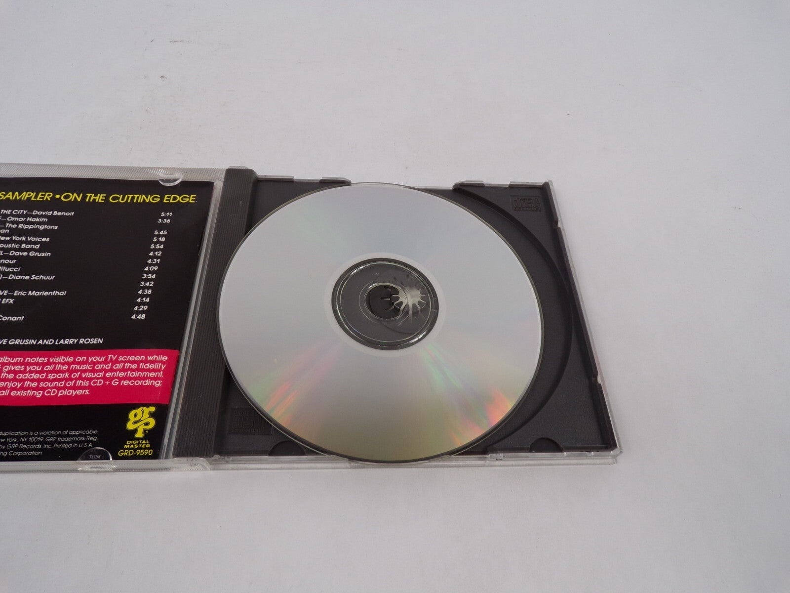 GRP  Digital Sampler On The Cutting Edge Sailing Through The City Crucial CD#69