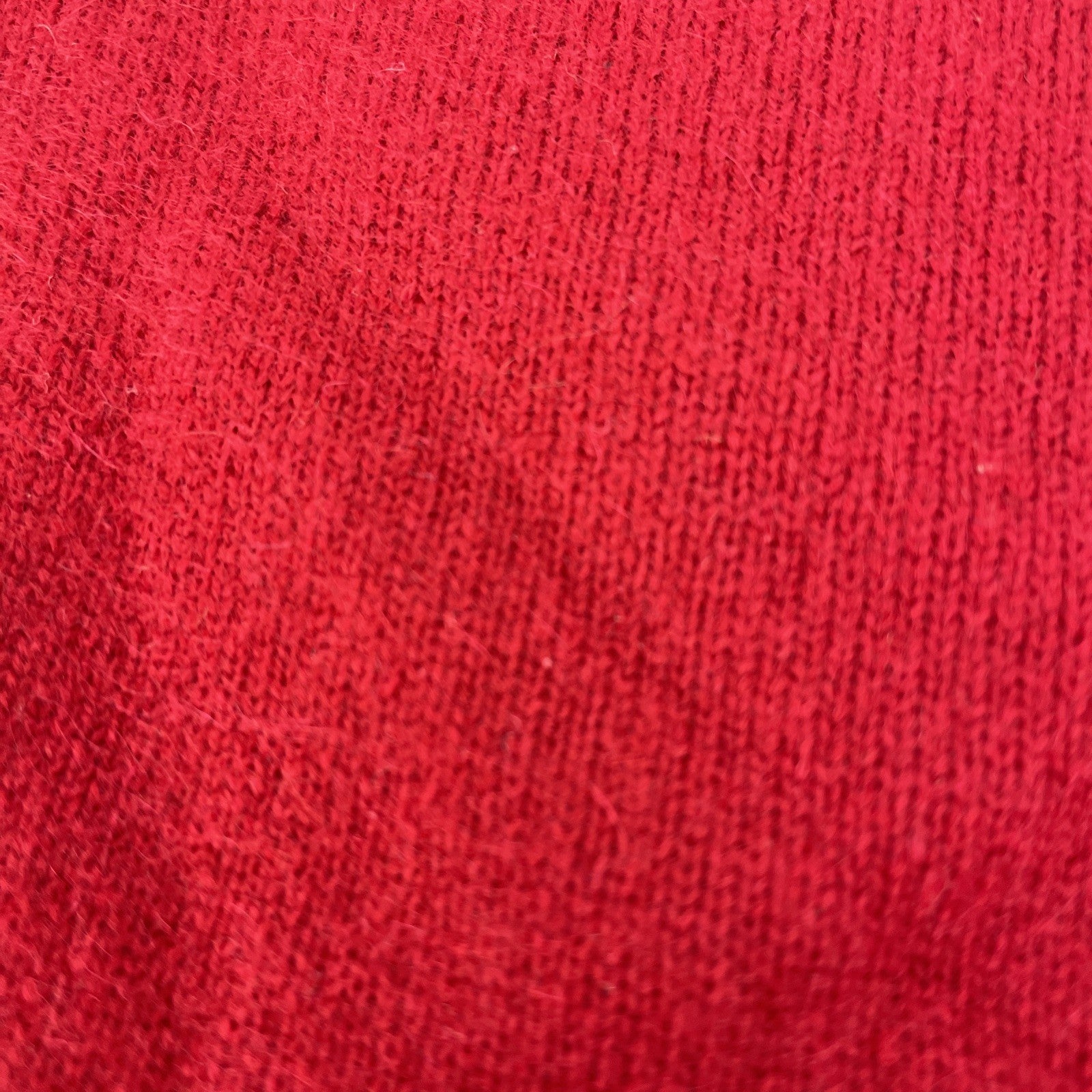 Sutton Studio 100% Cashmere Sweater Women XS Red Short Sleeve Crewneck Pullover