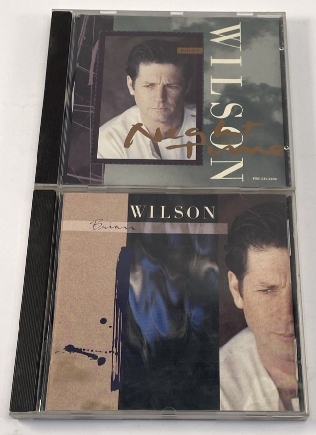 Brian Wilson Self Titled (Digital Audio CD, 1988) + " Night Time " Single CD