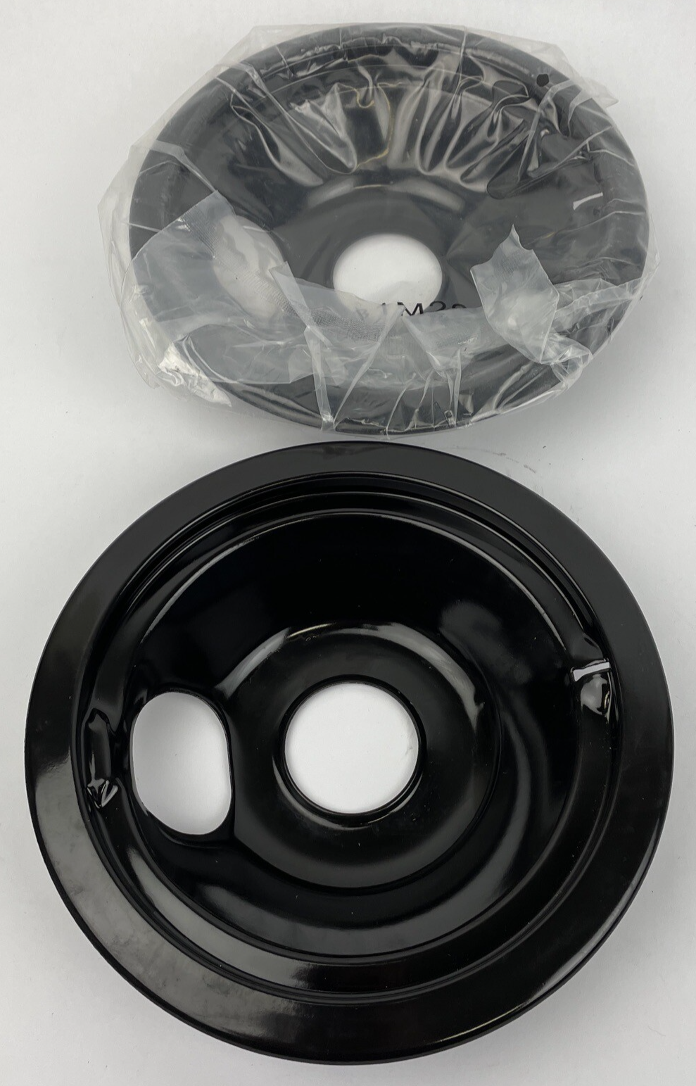 2 x GE Kenmore WB31M20 GE Range Stove Drip Pan Burner Bowl Black 6 Inch PS244375