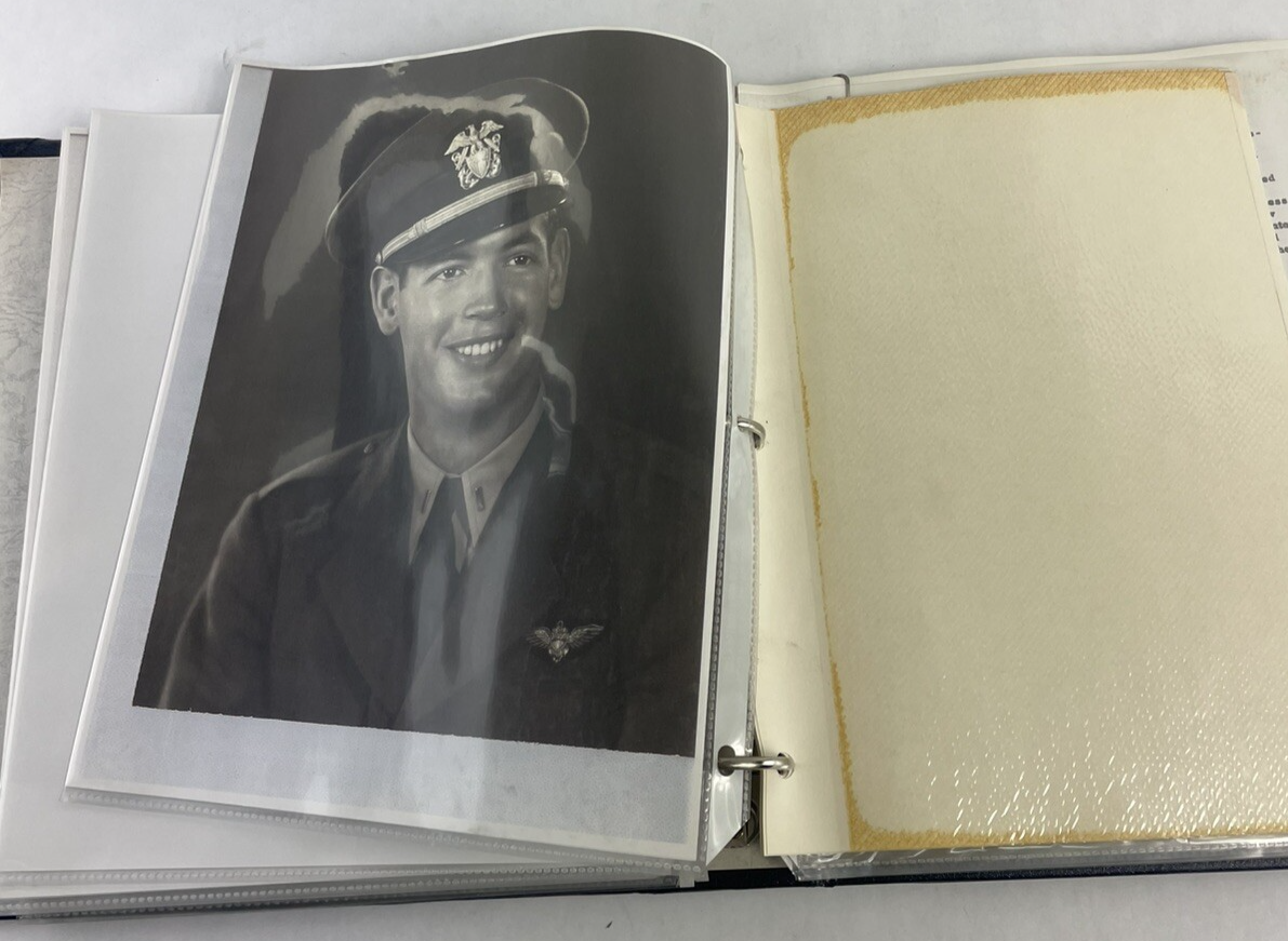 Antique Photo Album Portraits 1920-1940's Elder Family clipping biography