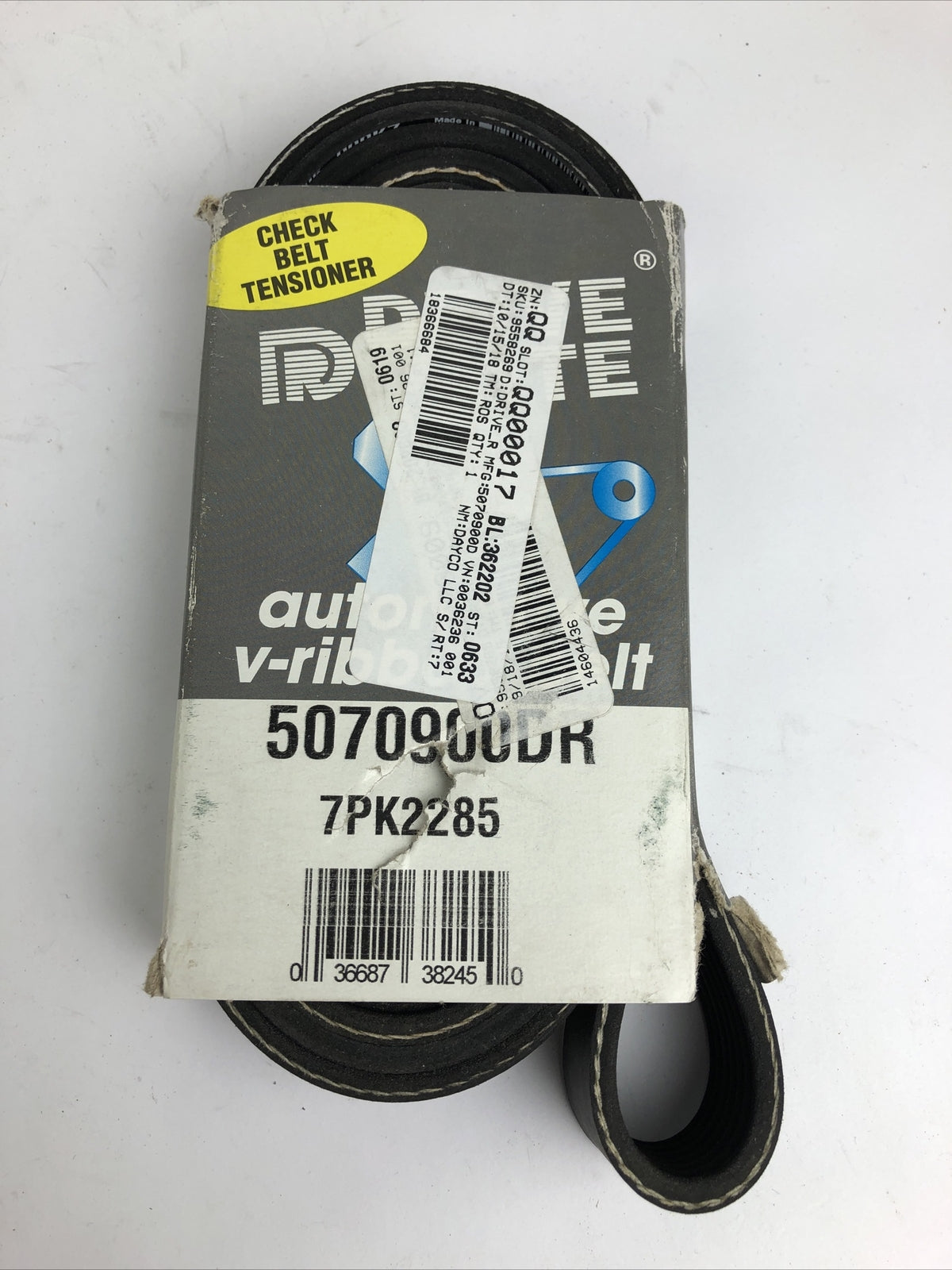 Dayco 5070900DR Serpentine Belt Main Drive For Select 93-21 Jeep Toyota Models