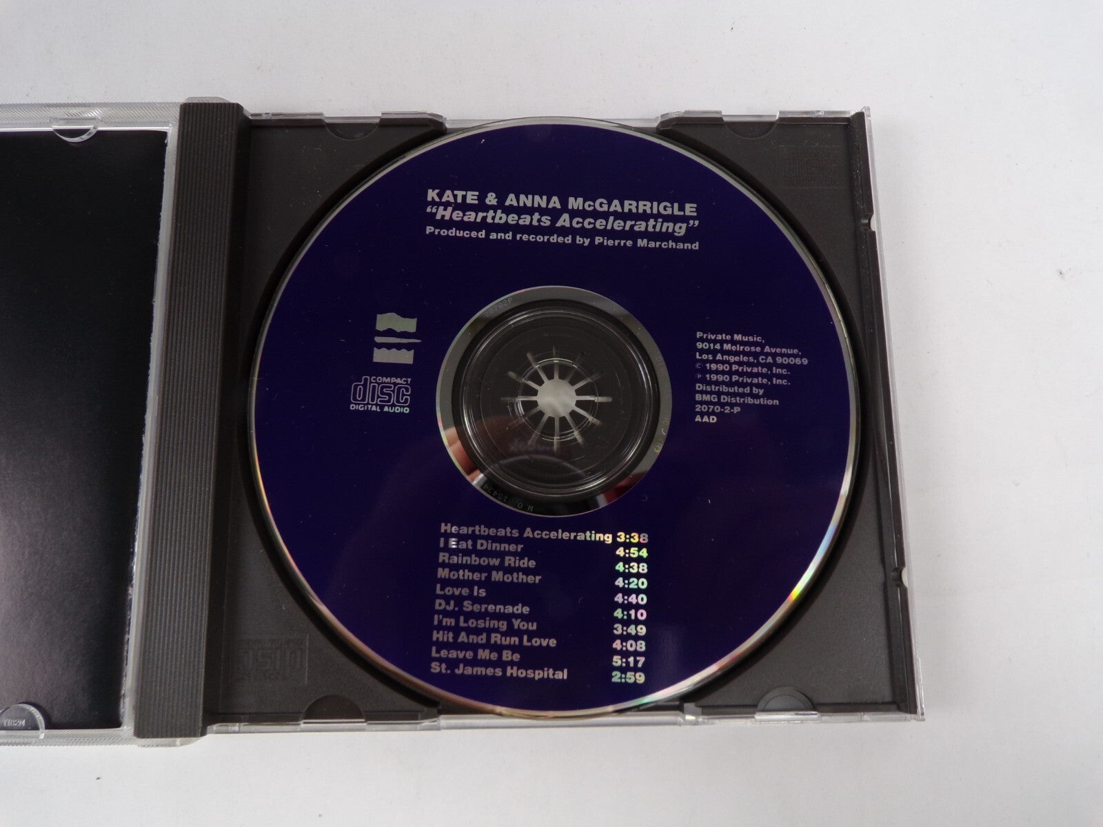 Kate & Anna McGarrigle "Heartbeats Accelerating" CD #19