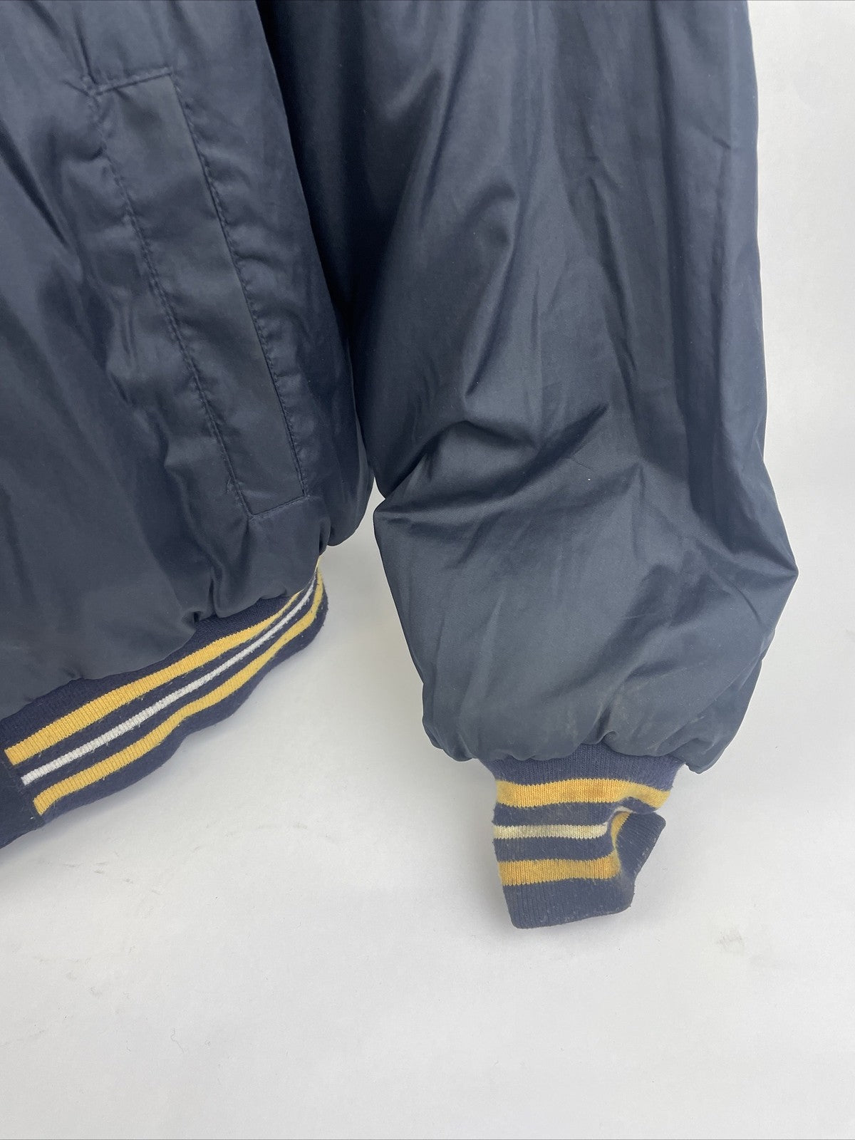 VTG 90's UCLA Bruins Wool Leather Letterman Varsity Jacket Large Reversible VGC