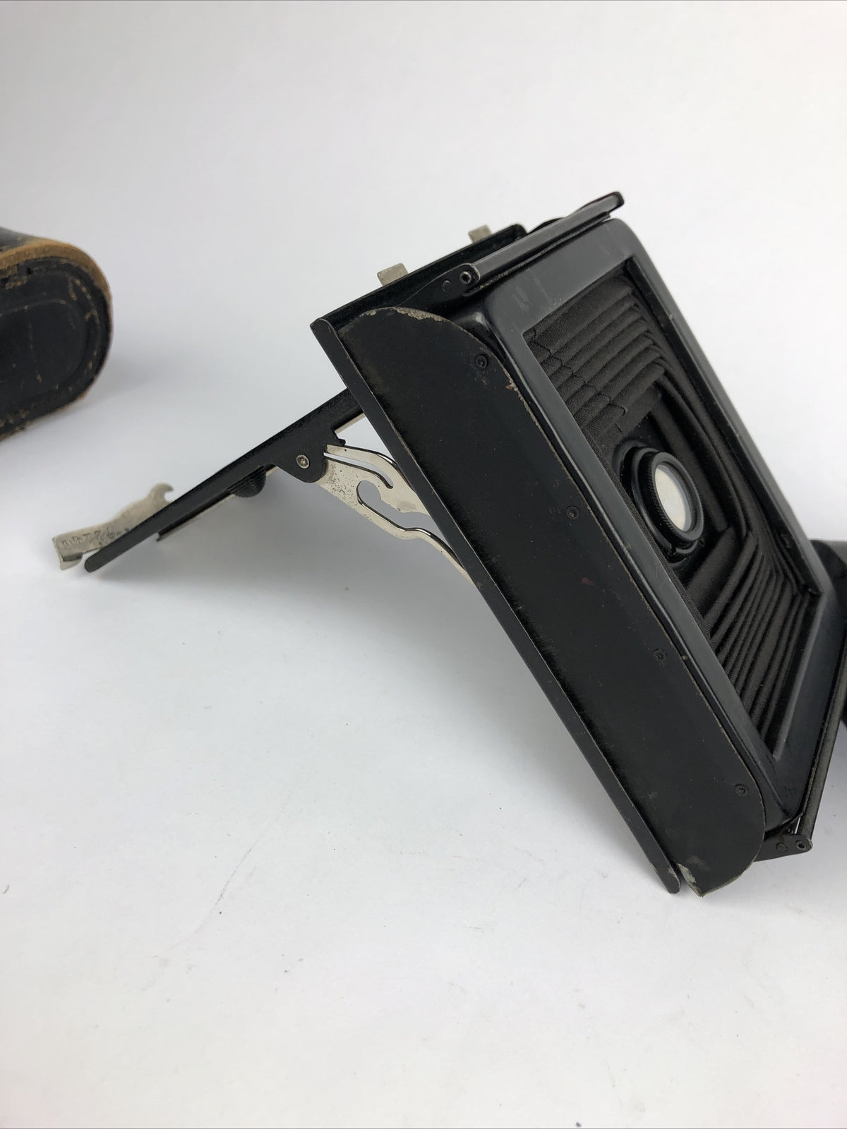 Eastman Kodak Hawk Eye Shutter Model B NO. 2A Folding Vintage Camera & Case 1914