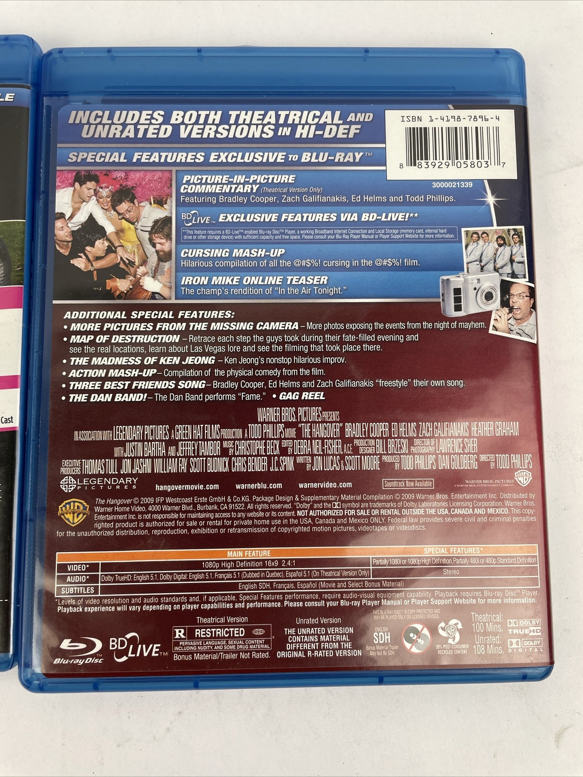 Brides Maids (Unrated) (Blu-ray + DVD) + The HANGOVER (Unrated) (Blu-ray) MINT