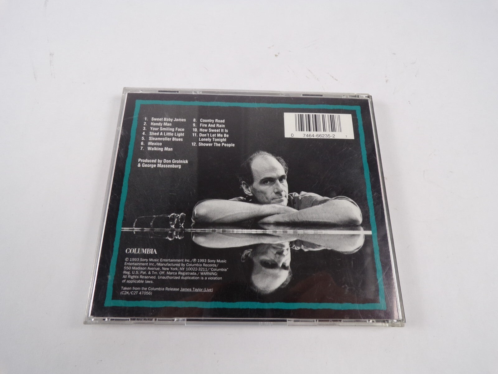 James Taylor Best Live Sweet Baby James Handy Man Walking Man Mexico CD#47