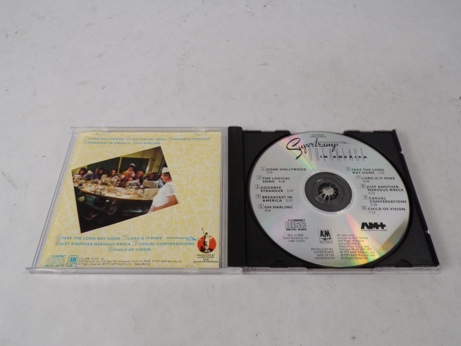 Supertramp Breakfast In America Gone Hollywood The Logical Song Goodbye CD#62