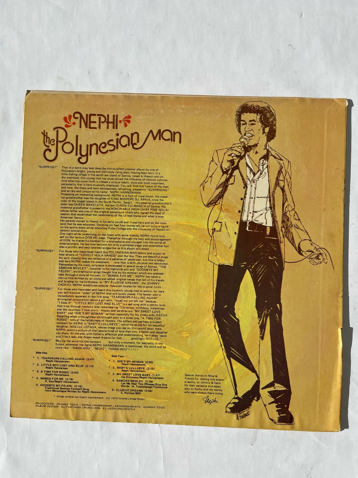 Nephi the Polynesian Man Vinyl Record Q10