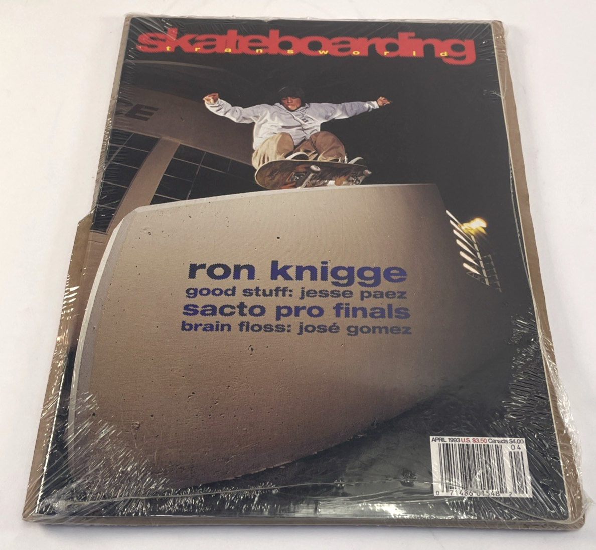  Transworld Skateboarding April 1993 Ron Knigge Jose Gomez Vintage Skateboards