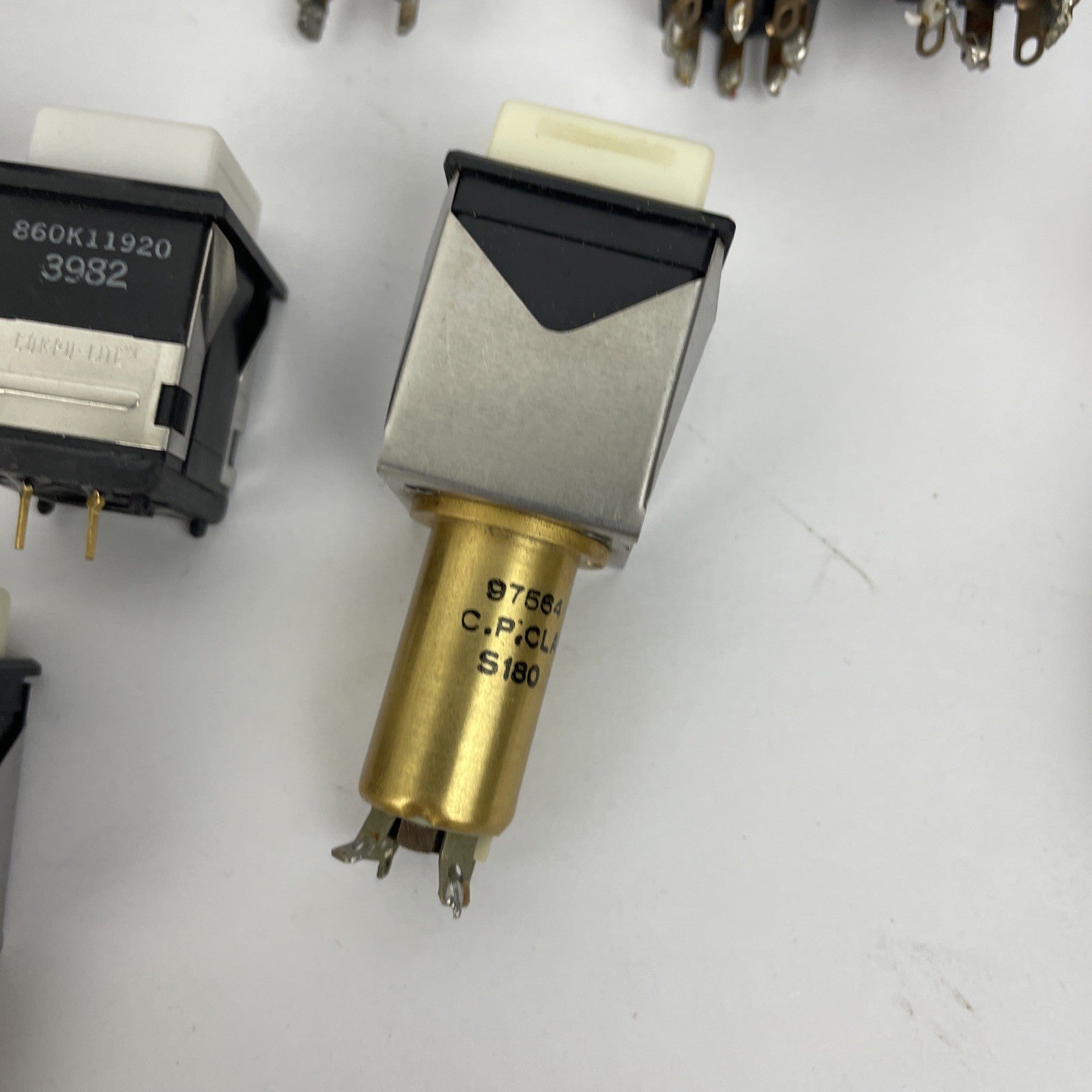 Lot of Assorted Dialco Dialight Macro-Oak Illuminated Push Button Switch - LOOK