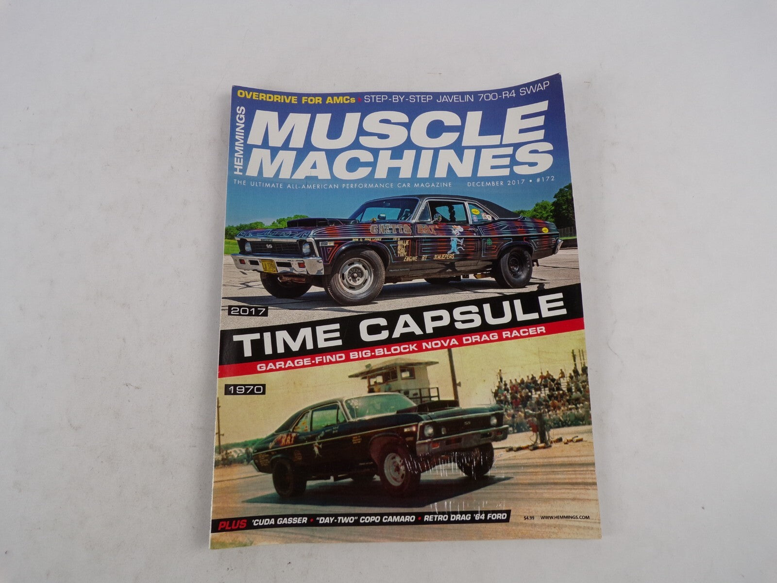 December 2017 Muscle Machines Magazine Time Capsule Garage.Find Big-Block Nova D