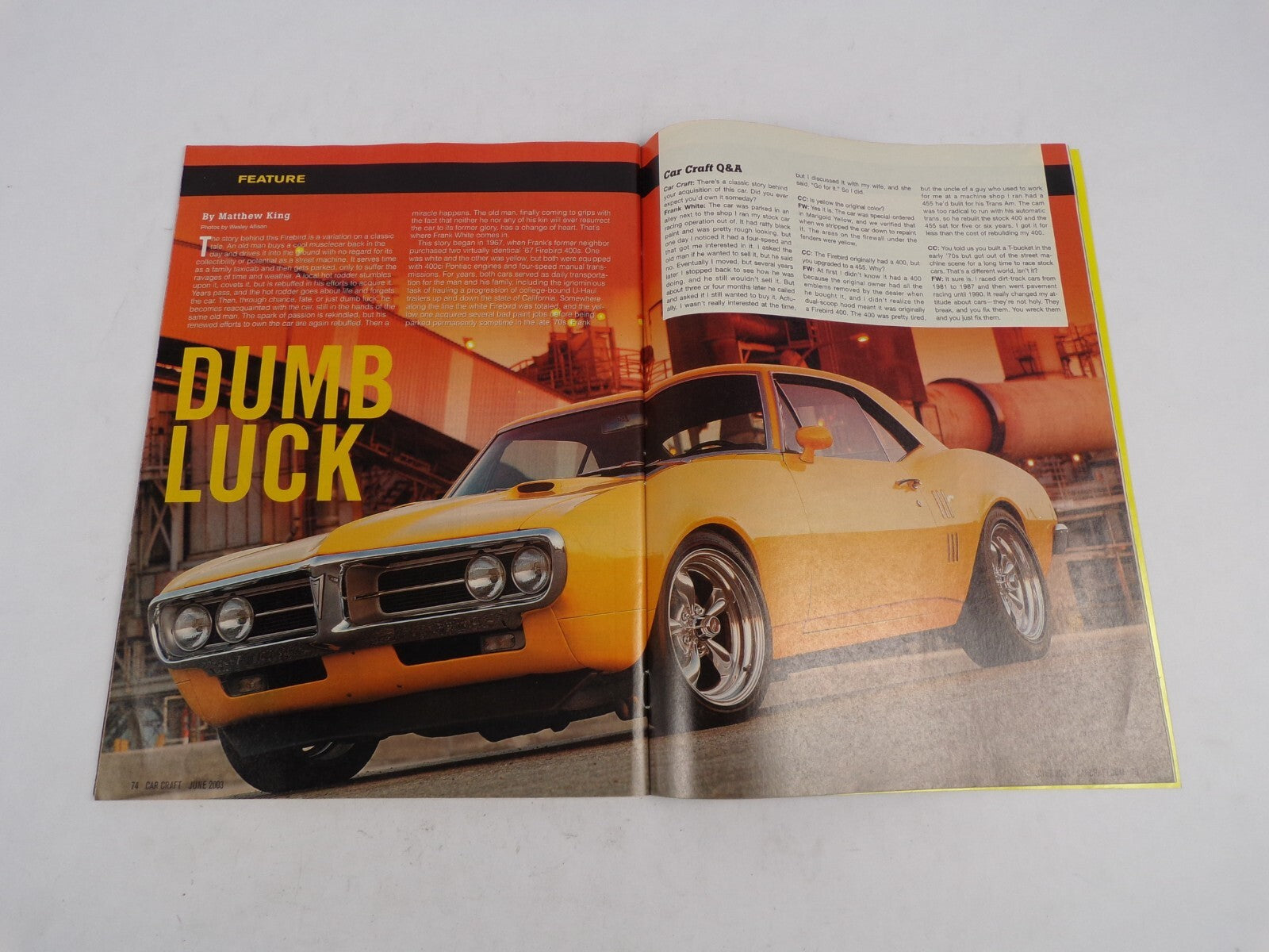 June 2003 Car Craft 50 Tips Under 50 Bucks Pontiac 455 Bolt On 200 Hp Top 20