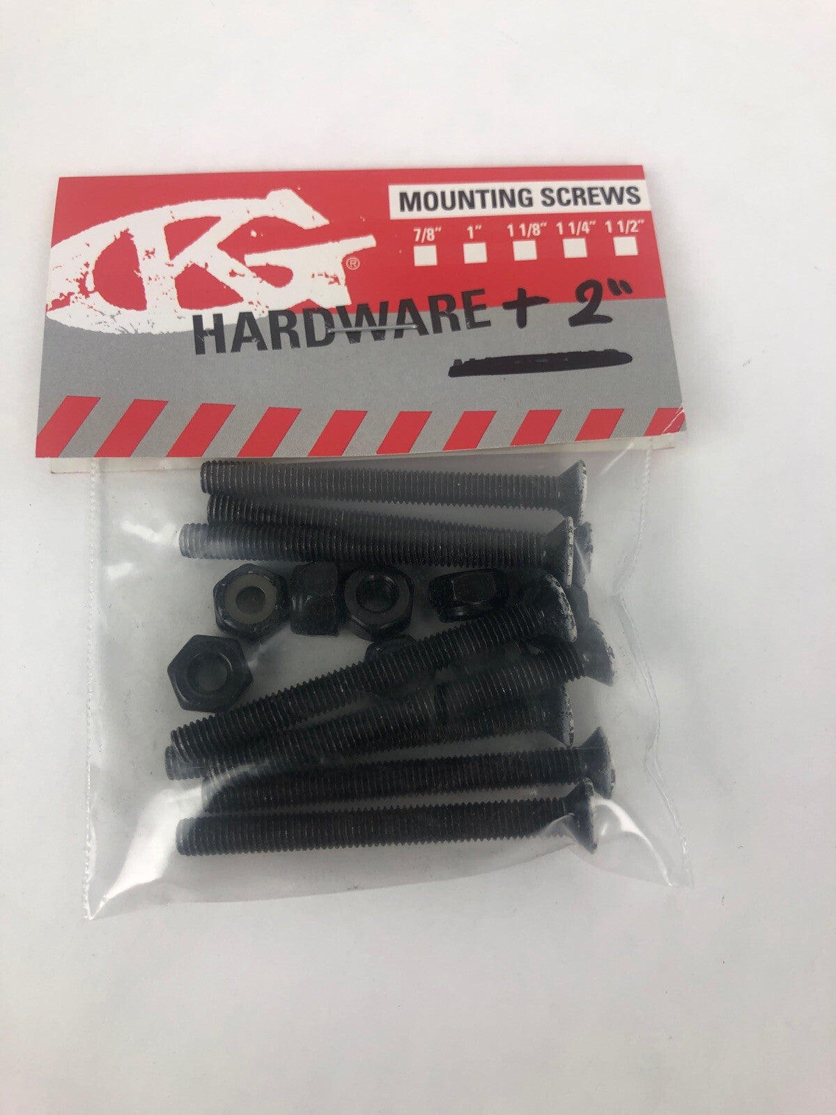 NOS Grindking Grind King SKATEBOARDS 2" White Phillips head Skateboard Hardware