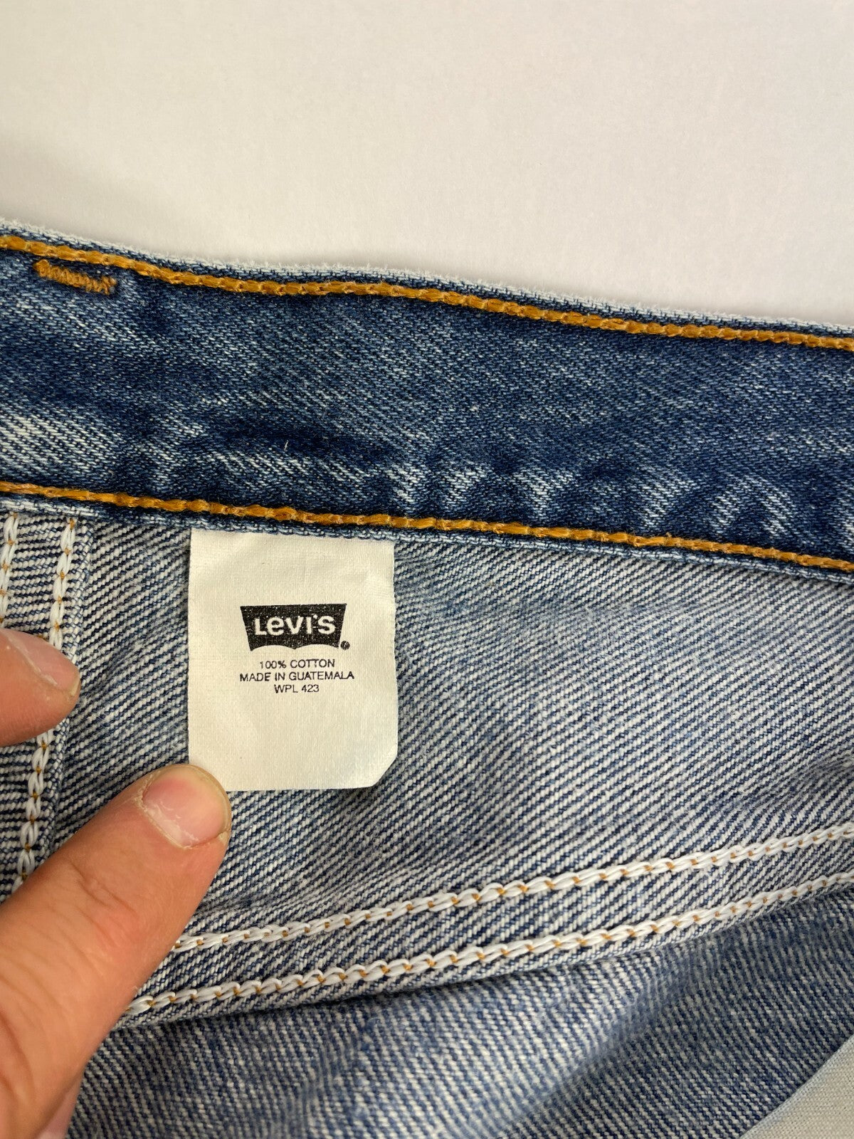 Levi's Men's Blue 501 Regular Fit Straight Leg Jeans Size W 36 L 33