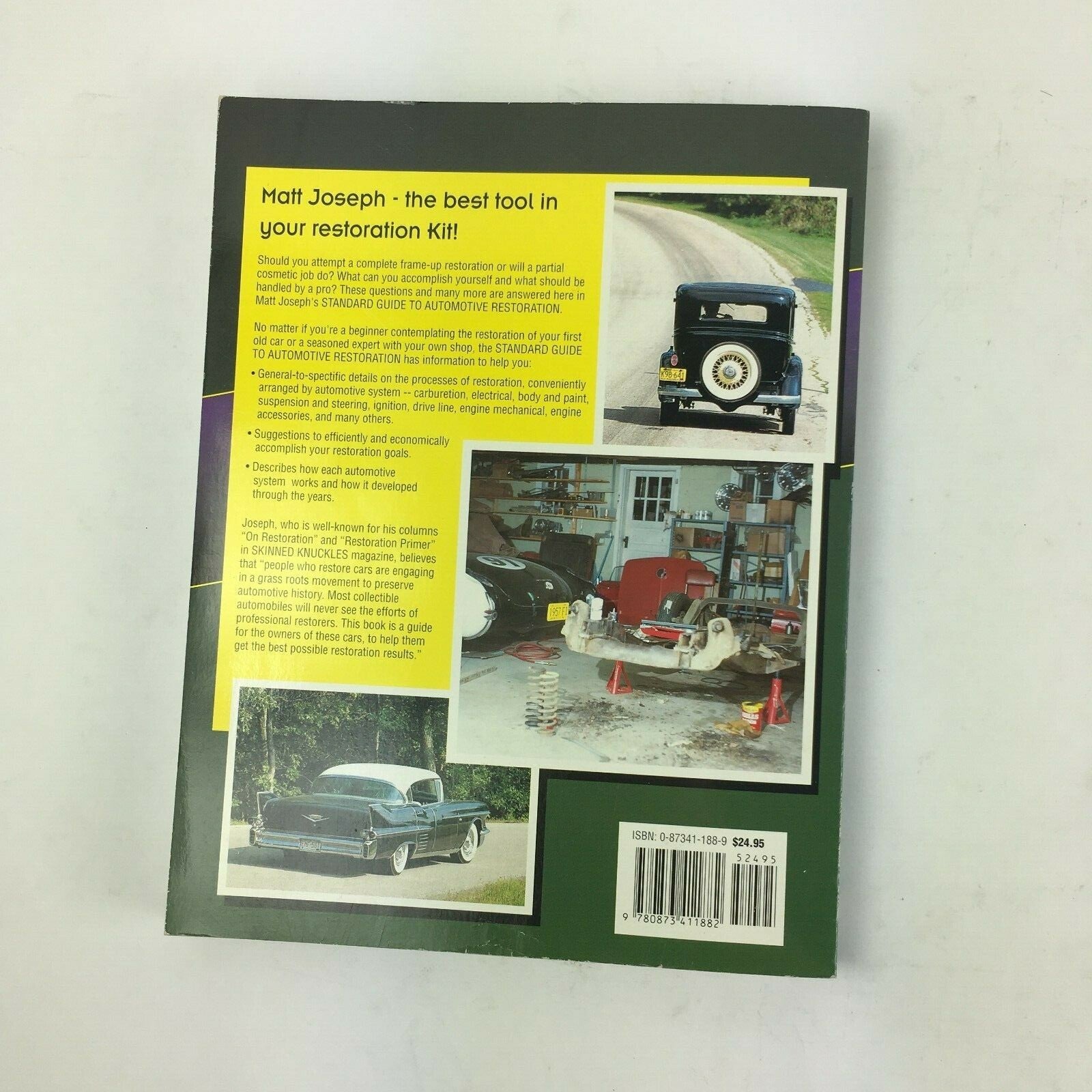 Automotive Restoration Matt Joseph "On Restoration" Over 400 Photos&illustration