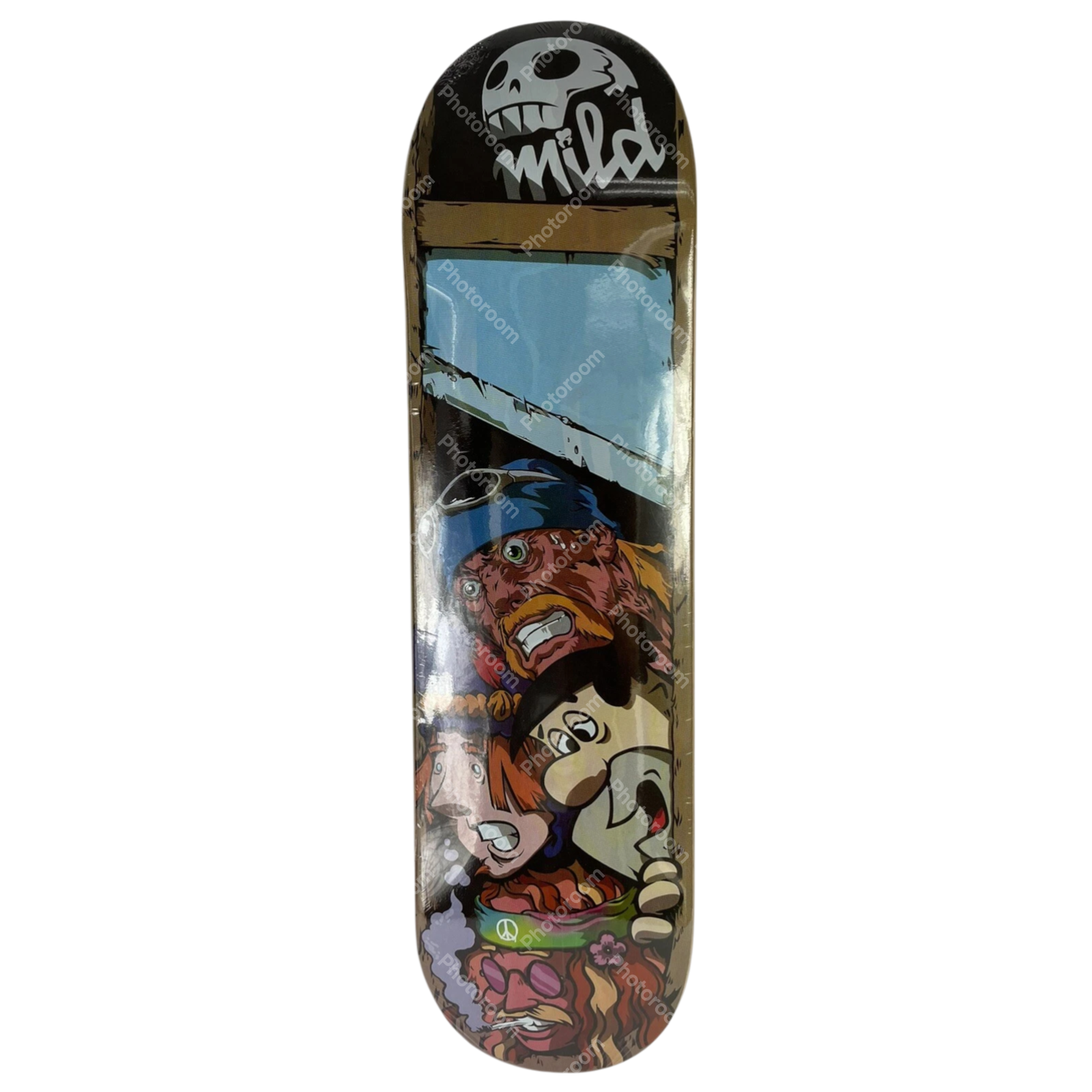 Mild skateboards deck 7.75” RARE quality hulk hogan Fred Flintstone cheech