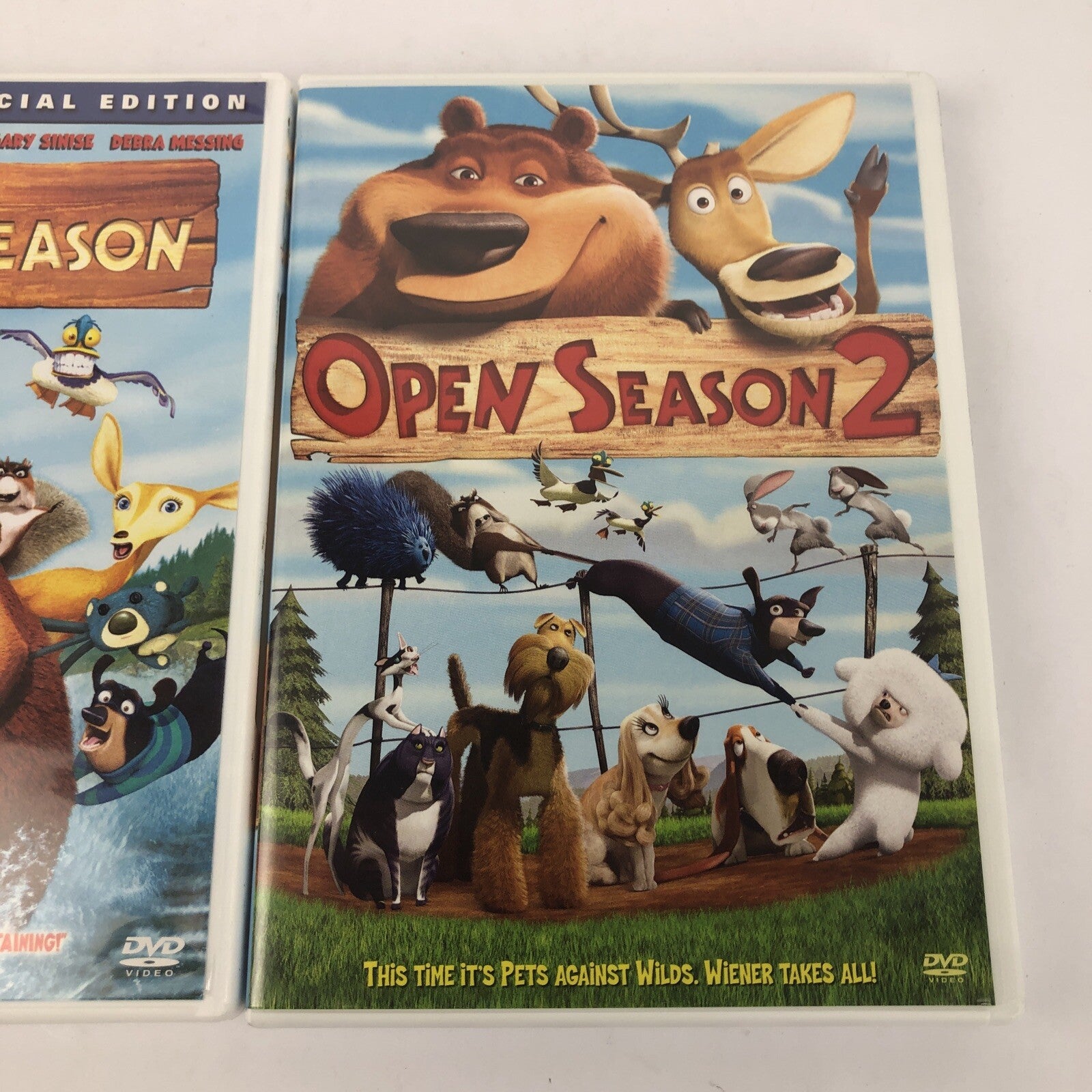 Open Season 1 And Open Season 2 (DVD, 2009) *VGC* Free Shipping