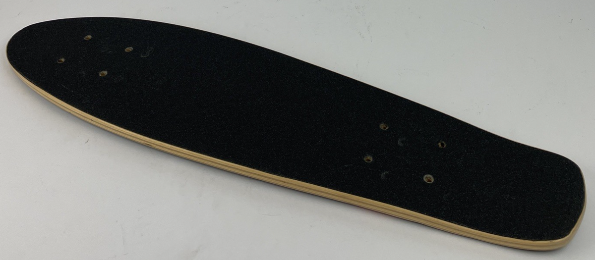 Penny Style Wood Cruiser Skateboard Deck w Griptape Red Wolf 23" x 6"