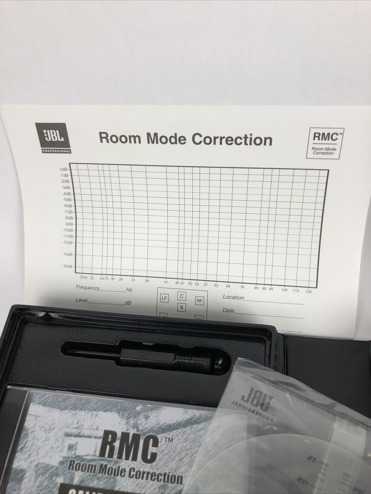 JBL RMC CALIBRATION KIT Room Mode Correction Kit For LSR6300 JBL Studio Monitor