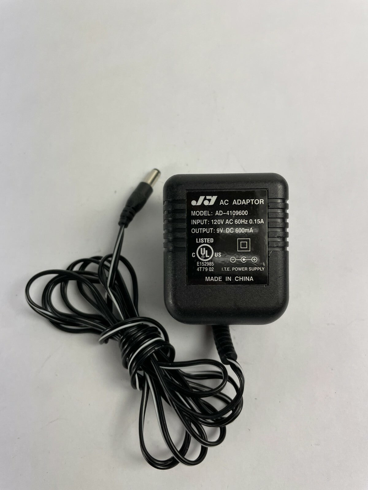Genuine JY Ac Adapter AD-4109600 Output 9 V 600mA Power Supply Adapter A91