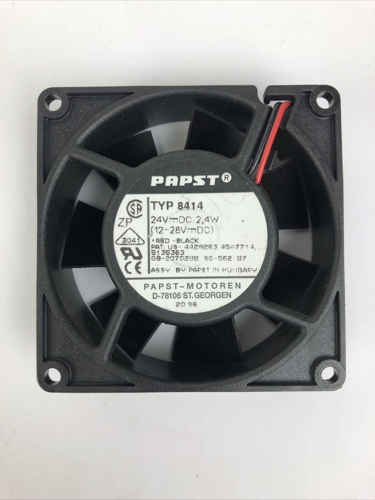 Papst Motoren TYP 8414 Fan TYP8414 24V DC Brand NEW - LOOK