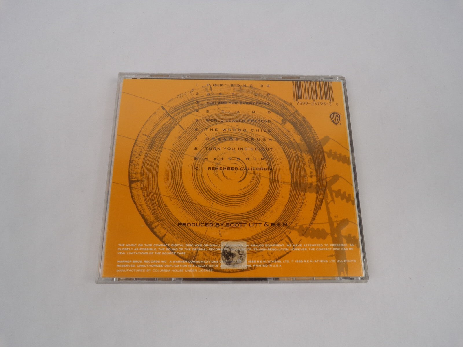 Green R.E.M. Pop Bond Get Up You ARe The Everything Stand World Leader CD#63