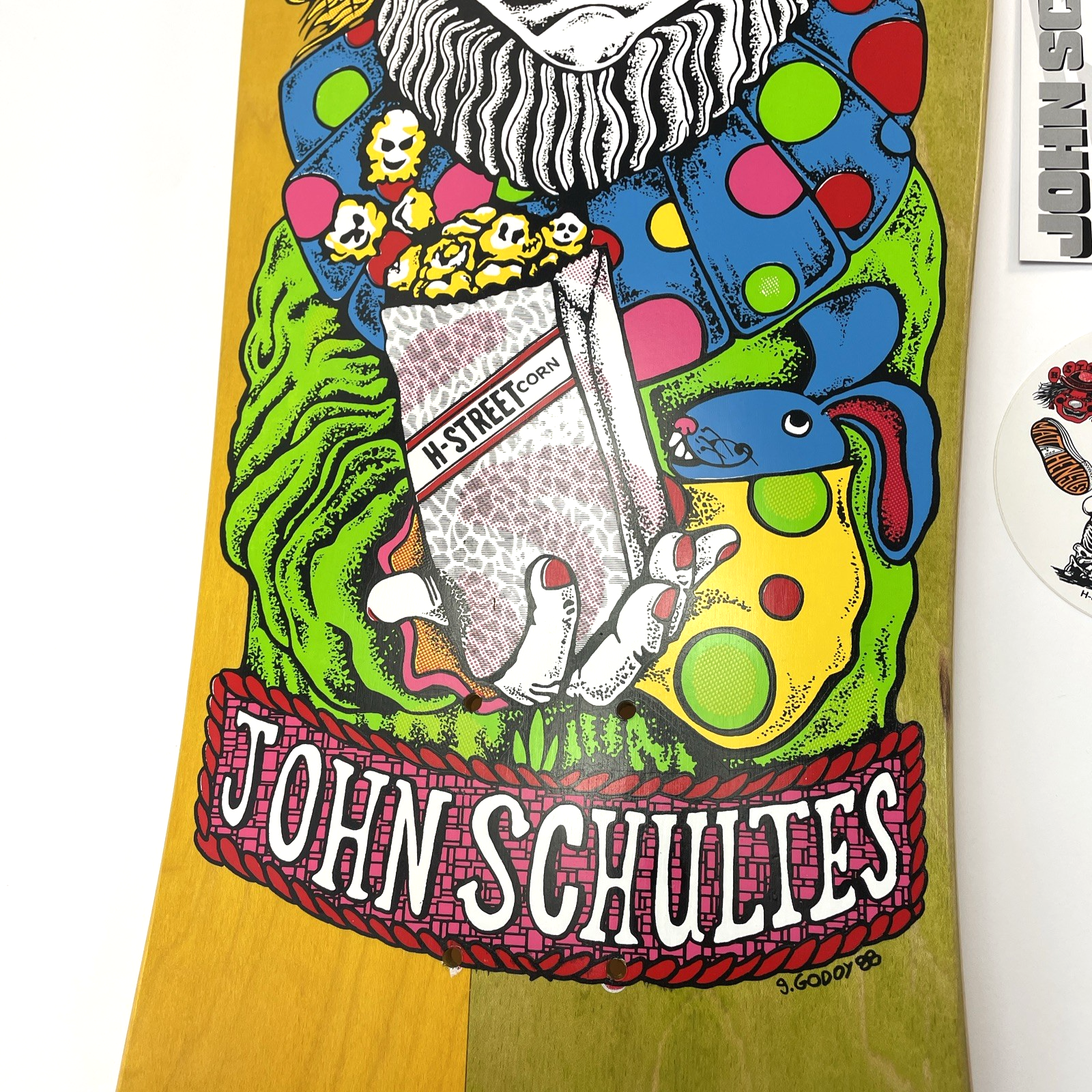 John Schultes A Series Clown H-Street Skateboard Deck Limited Edition #06 of 136