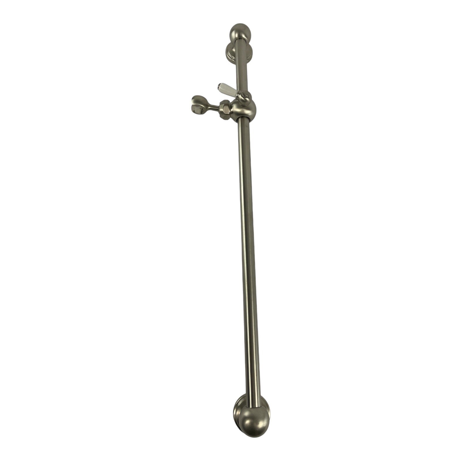 Perrin & Rowe Pewter Deco 600mm Sliding Rail Brushed Matte